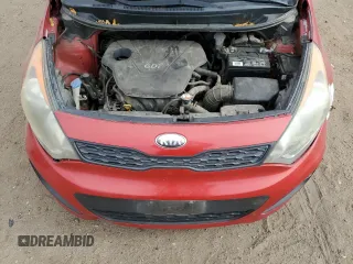 2013 Kia Rio LX with VIN KNADM5A32D6210014, listed as a Copart auction lot 86190454 with 160,175 mi miles and Salvage Title. Bid and sale history available at carsss.com. Image 11.