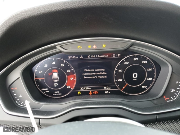 2019 Audi SQ5 Prestige with VIN WA1C4AFY2K2003424, listed as a Copart auction lot 85478224 with 32,426 mi miles and Salvage Title. Bid and sale history available at carsss.com. Image 9.
