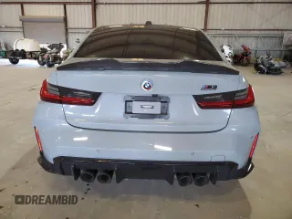 2023 BMW M3 Competition z VIN WBS33AY03PFN62375, wystawiony jako Copart lot #47433395 z przebiegiem 27 849 mil mil oraz Szkoda całkowita • Salvage title. Historia ofert i sprzedaży dostępna na DreamBid. Obrazek 6.