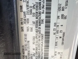 2016 Ford Transit XL с VIN 1FBZX2ZM7GKA15067, выставлен на аукционе Copart как лот 50207355 с пробегом 185 552 миль миль и Чистый • Clean title. История ставок и продаж доступна на DreamBid. Изображение 10.