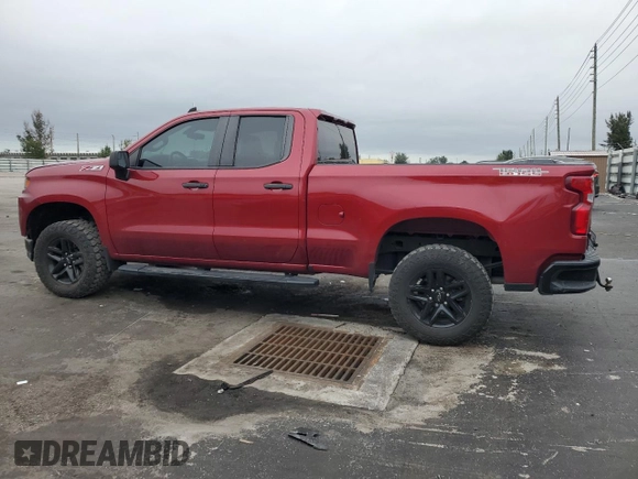 2020 Chevrolet Silverado 1500 Custom Trail Boss with VIN 1GCRYCEF8LZ291037, listed as a Copart auction lot 41971525 with 63,642 mi miles and Salvage Title. Bid and sale history available at DreamBid. Image 2.