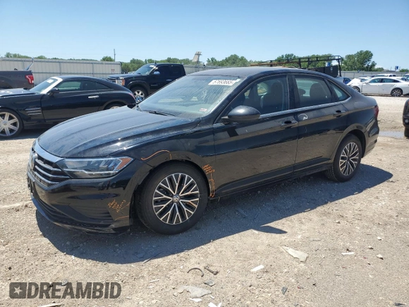 2021 Volkswagen Jetta S with VIN 3VWC57BU9MM077330, listed as a Copart auction lot 57693665 with 71,715 mi miles and Salvage title. Bid and sale history available at DreamBid. Image 1.