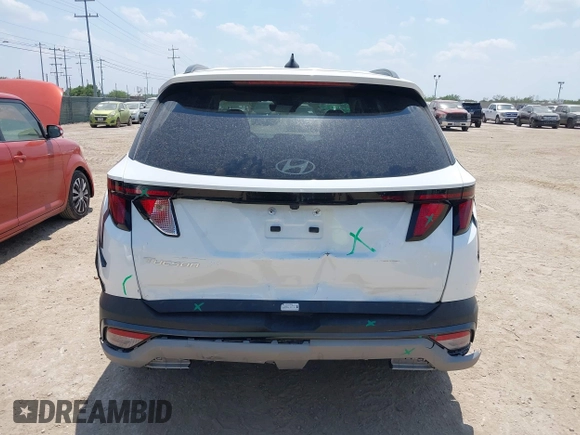 2025 Hyundai Tucson SEL z VIN 5NMJB3DE6SH461535, wystawiony jako IAAI lot #42337372 z przebiegiem 19 791 mil mil oraz . Historia ofert i sprzedaży dostępna na DreamBid. Obrazek 16.