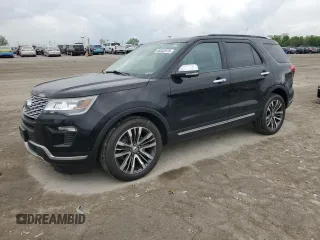 2018 Ford Explorer Platinum z VIN 1FM5K8HT0JGA40158, wystawiony jako Copart lot #56282075 z przebiegiem 109 769 mil mil oraz Czysty tytuł • Clean title. Historia ofert i sprzedaży dostępna na DreamBid. Obrazek 1.