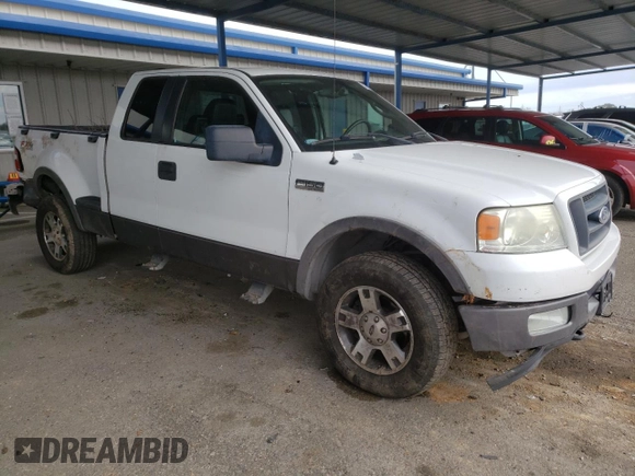 2005 Ford F-150 XLT with VIN 1FTPX04545KC78038, listed as a Copart auction lot 45789955 with 178,608 mi miles and Salvage title. Bid and sale history available at DreamBid. Image 4.