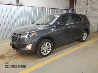2021 Chevrolet Equinox LT with VIN 2GNAXUEV9M6134277, listed as a Copart auction lot 49408505 with 45,955 mi miles and Salvage Title. Bid and sale history available at DreamBid. Image 1.
