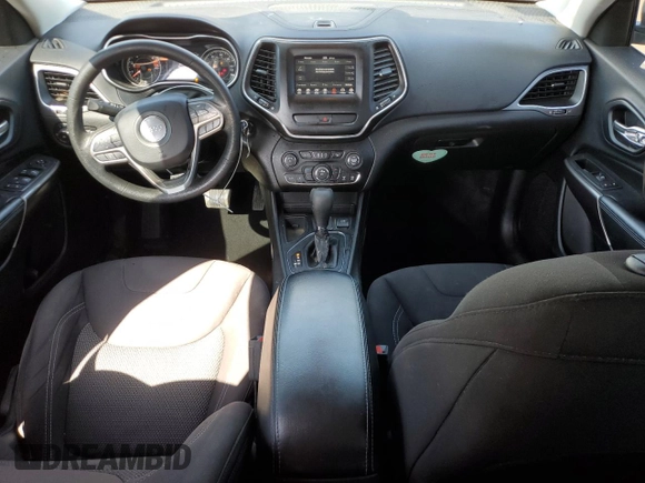2019 Jeep Cherokee Latitude with VIN 1C4PJLCB5KD267124, listed as a Copart auction lot 48891575 with 75,400 mi miles and Salvage Title. Bid and sale history available at carsss.com. Image 8.