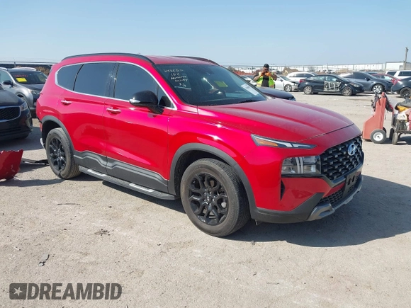 2023 Hyundai Santa Fe XRT with VIN 5NMS64AJ0PH542747, listed as a IAAI auction lot 41808095 with 24,922 mi miles. Bid and sale history available at carsss.com. Image 1.