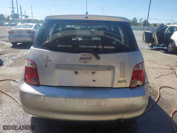 2006 Scion xA with VIN JTKKT624460170494, listed as a Copart auction lot 49782135 with 205186 miles and Salvage Title. Bid and sale history available at carsss.com. Image 6.
