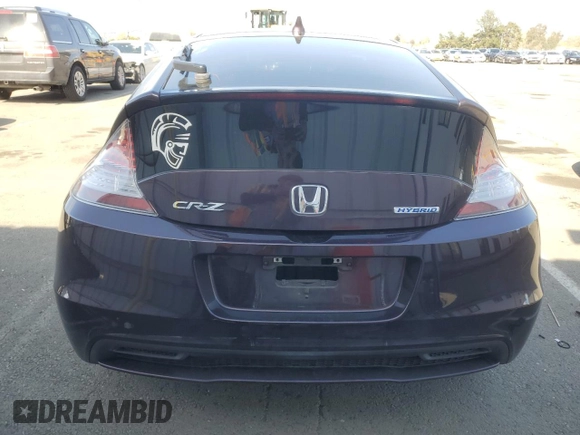2013 Honda CR-Z with VIN JHMZF1D48DS003178, listed as a Copart auction lot 51550965 with 195,528 mi miles and Salvage Title. Bid and sale history available at carsss.com. Image 6.