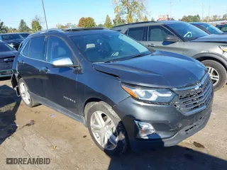 2018 Chevrolet Equinox Premier with VIN 3GNAXWEX3JS507579, listed as a IAAI auction lot 40610568 with 78,541 mi miles. Bid and sale history available at carsss.com. Image 1.