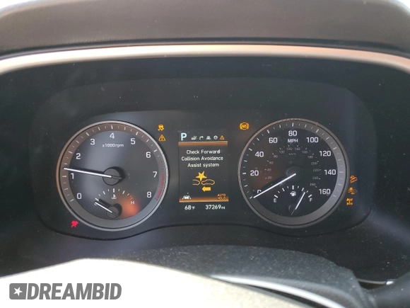 2019 Hyundai Tucson Ultimate with VIN KM8J3CAL3KU843056, listed as a Copart auction lot 48921823 with 37,269 mi miles. Bid and sale history available at carsss.com. Image 9.