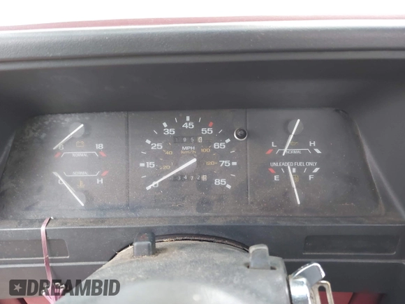 1991 Ford Ranger Splash with VIN 1FTCR10A5MTA24834, listed as a IAAI auction lot 41506621 with 134,720 mi miles and . Bid and sale history available at DreamBid. Image 7.