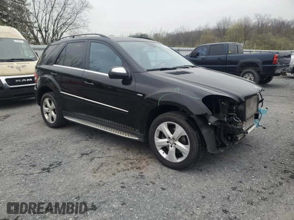 2010 Mercedes-Benz M 350 with VIN 4JGBB2FB8AA620545, listed as a Copart auction lot 52930345 with 74,378 mi miles and Salvage Title. Bid and sale history available at DreamBid. Image 4.