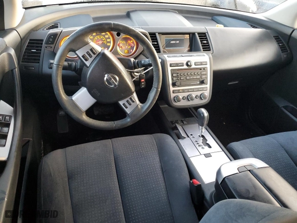 2006 Nissan Murano S with VIN JN8AZ08W86W527409, listed as a Copart auction lot 74055724 with 96,116 mi miles and Salvage Title. Bid and sale history available at carsss.com. Image 8.
