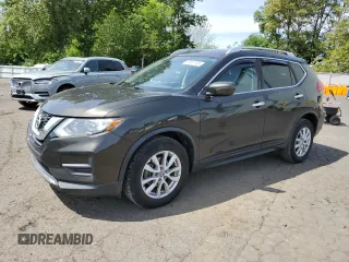 2017 Nissan Rogue SV with VIN KNMAT2MT6HP514109, listed as a Copart auction lot 57887135 with 124,032 mi miles and Salvage title. Bid and sale history available at DreamBid. Image 1.