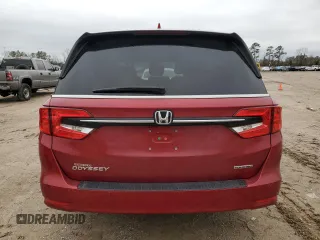 2022 Honda Odyssey Touring with VIN 5FNRL6H84NB025374, listed as a Copart auction lot 44528645 with 47,460 mi miles and Salvage Title. Bid and sale history available at DreamBid. Image 6.