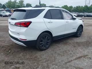 2024 Chevrolet Equinox RS with VIN 3GNAXMEG0RS221656, listed as a IAAI auction lot 42536858 with Not provided miles and . Bid and sale history available at DreamBid. Image 4.