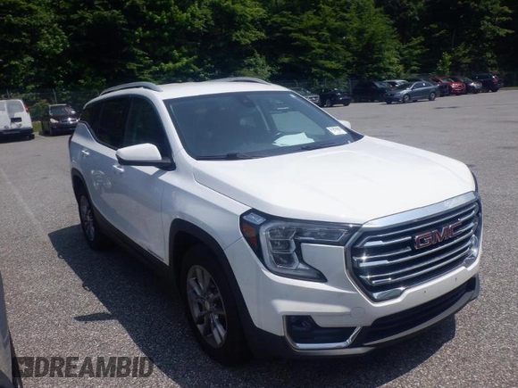 2022 GMC Terrain SLT z VIN 3GKALVEV4NL231608, wystawiony jako IAAI lot #42572052 z przebiegiem 79 198 mil mil oraz . Historia ofert i sprzedaży dostępna na DreamBid. Obrazek 6.