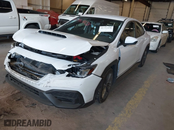 2024 Subaru WRX with VIN JF1VBAB68R9808697, listed as a IAAI auction lot 41753428 with 5,054 mi miles and . Bid and sale history available at DreamBid. Image 16.