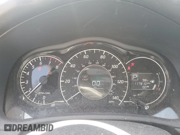 2016 Nissan Note S with VIN 3N1CE2CP6GL360859, listed as a Copart auction lot 59461605 with 117,910 mi miles and Salvage title. Bid and sale history available at DreamBid. Image 9.