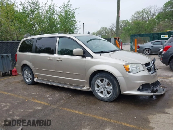 2013 Dodge Grand Caravan Crew with VIN 2C4RDGDG7DR624563, listed as a IAAI auction lot 42038157 with 265,044 mi miles and . Bid and sale history available at DreamBid. Image 13.
