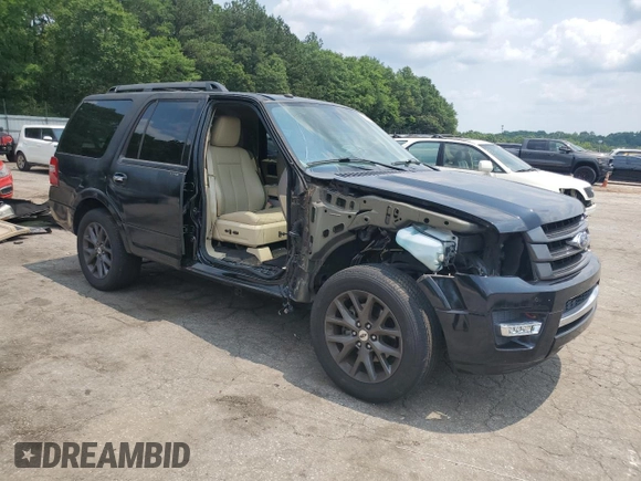 2017 Ford Expedition Limited с VIN 1FMJU1KT2HEA09167, выставлен на аукционе Copart как лот 59027585 с пробегом 77 998 миль миль и Списание • Salvage title. История ставок и продаж доступна на DreamBid. Изображение 4.