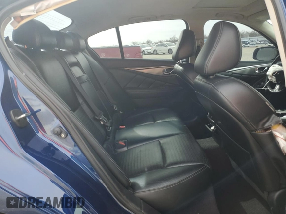 2016 Infiniti Q50 Red Sport 400 with VIN JN1FV7APXGM420158, listed as a Copart auction lot 43395405 with 114,943 mi miles and Salvage title. Bid and sale history available at DreamBid. Image 10.
