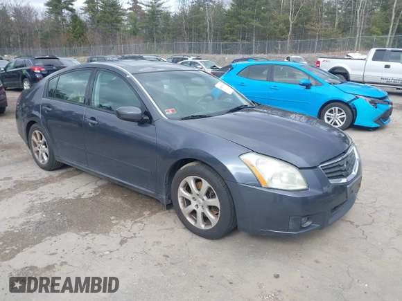 2007 Nissan Maxima SL with VIN 1N4BA41E17C826362, listed as a IAAI auction lot 41935714 with 145,756 mi miles and . Bid and sale history available at DreamBid. Image 1.