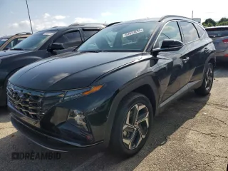 2024 Hyundai Tucson Limited z VIN KM8JECD12RU204164, wystawiony jako Copart lot #63033295 z przebiegiem 12 530 mil mil oraz Szkoda całkowita • Salvage title. Historia ofert i sprzedaży dostępna na DreamBid. Obrazek 1.
