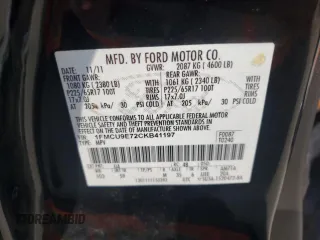 2012 Ford Escape Limited с VIN 1FMCU9E72CKB41197, выставлен на аукционе Copart как лот 60216045 с пробегом 133 306 миль миль и Списание • Salvage title. История ставок и продаж доступна на DreamBid. Изображение 13.
