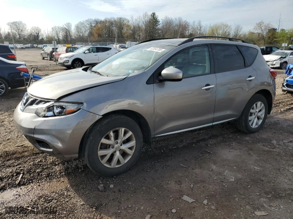 2011 Nissan Murano SV with VIN JN8AZ1MW9BW166679, listed as a Copart auction lot 52554785 with 217,645 mi miles and Salvage Title. Bid and sale history available at carsss.com. Image 1.