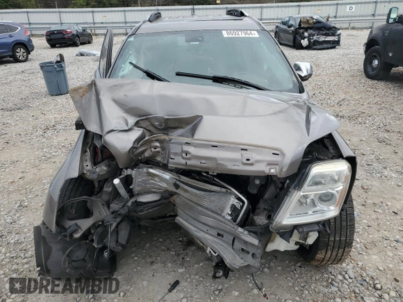 2010 GMC Terrain SLT-2 with VIN 2CTALHEW6A6310447, listed as a Copart auction lot 86927964 with 130,993 mi miles and Salvage Title. Bid and sale history available at carsss.com. Image 5.