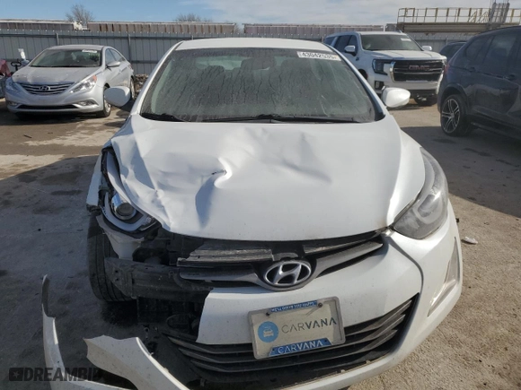 2015 Hyundai Elantra Limited with VIN 5NPDH4AE6FH579504, listed as a Copart auction lot 43042535 with 71,604 mi miles and Salvage Title. Bid and sale history available at carsss.com. Image 5.