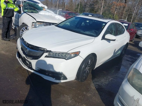 2016 Acura TLX with VIN 19UUB1F34GA008594, listed as a IAAI auction lot 41305456 with 148,406 mi miles. Bid and sale history available at carsss.com. Image 2.