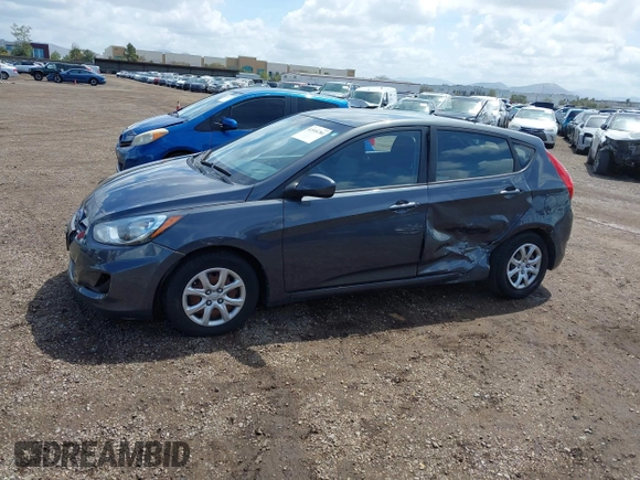 2012 Hyundai Accent GS with VIN KMHCT5AE9CU046673, listed as a IAAI auction lot 41916784 with 110,782 mi miles. Bid and sale history available at carsss.com. Image 14.