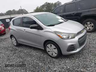 2016 Chevrolet Spark LS with VIN KL8CB6SA3GC587733, listed as a IAAI auction lot 41563025 with 124,324 mi miles. Bid and sale history available at carsss.com. Image 1.