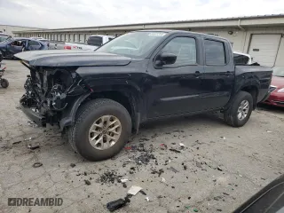 2024 Nissan Frontier PRO-4X with VIN 1N6ED1EK9RN612186, listed as a Copart auction lot 85501314 with 19,613 mi miles and Salvage Title. Bid and sale history available at carsss.com. Image 1.