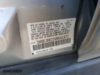 1997 Honda Civic DX with VIN 2HGEJ6623VH542972, listed as a Copart auction lot 84721694 with 257,296 mi miles and Salvage Title. Bid and sale history available at carsss.com. Image 12.