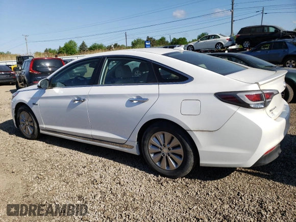 2017 Hyundai Sonata Hybrid SE with VIN KMHE24L18HA058161, listed as a Copart auction lot 52925333 with 37,935 mi miles. Bid and sale history available at carsss.com. Image 2.