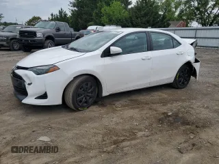 2019 Toyota Corolla L z VIN 2T1BURHE7KC161083, wystawiony jako Copart lot #57727285 z przebiegiem 71 516 mil mil oraz Szkoda całkowita • Salvage title. Historia ofert i sprzedaży dostępna na DreamBid. Obrazek 1.