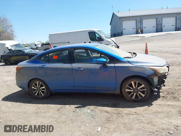 2021 Nissan Versa SV with VIN 3N1CN8EV8ML813616, listed as a IAAI auction lot 42043883 with 79,084 mi miles and . Bid and sale history available at DreamBid. Image 13.