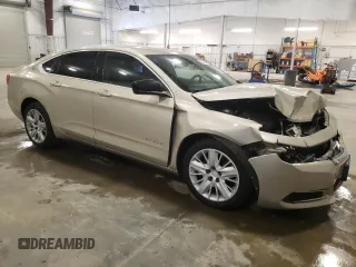 2015 Chevrolet Impala LS with VIN 2G11Z5SLXF9226133, listed as a Copart auction lot 54341745 with 111,852 mi miles and Salvage Title. Bid and sale history available at DreamBid. Image 4.