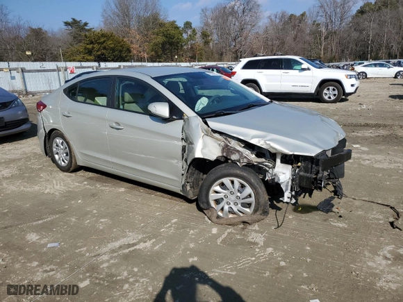 2018 Hyundai Elantra SE with VIN 5NPD74LF4JH322682, listed as a Copart auction lot 43259565 with 40,067 mi miles and Salvage Title. Bid and sale history available at carsss.com. Image 4.
