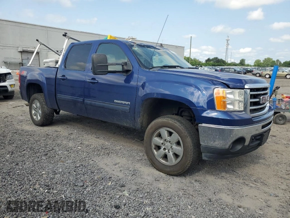 2013 GMC Sierra 1500 SLT with VIN 3GTP2WE70DG378533, listed as a Copart auction lot 59716065 with 233,607 mi miles and Salvage title. Bid and sale history available at DreamBid. Image 4.