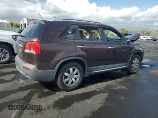 2012 Kia Sorento LX with VIN 5XYKT3A65CG303682, listed as a Copart auction lot 51541035 with 125,886 mi miles and Salvage Title. Bid and sale history available at DreamBid. Image 3.