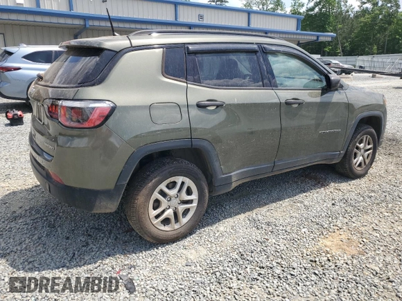 2017 Jeep Compass Sport с VIN 3C4NJDAB8HT640076, выставлен на аукционе Copart как лот 55294725 с пробегом 129 619 миль миль и Чистый • Clean title. История ставок и продаж доступна на DreamBid. Изображение 3.