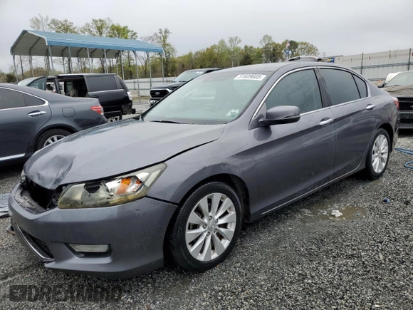 2013 Honda Accord EX-L with VIN 1HGCR2F80DA095690, listed as a Copart auction lot 51609605 with 225,954 mi miles and Salvage Title. Bid and sale history available at DreamBid. Image 1.