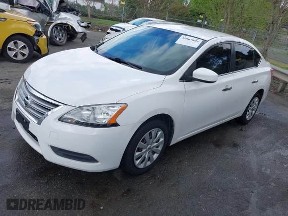 2015 Nissan Sentra SV with VIN 3N1AB7AP5FY280650, listed as a IAAI auction lot 41967805 with 154,175 mi miles and . Bid and sale history available at DreamBid. Image 18.