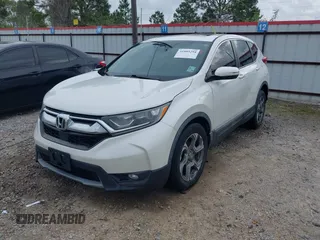 2018 Honda CR-V EX-L with VIN 5J6RW1H86JL009902, listed as a IAAI auction lot 41905294 with 115,686 mi miles. Bid and sale history available at carsss.com. Image 2.